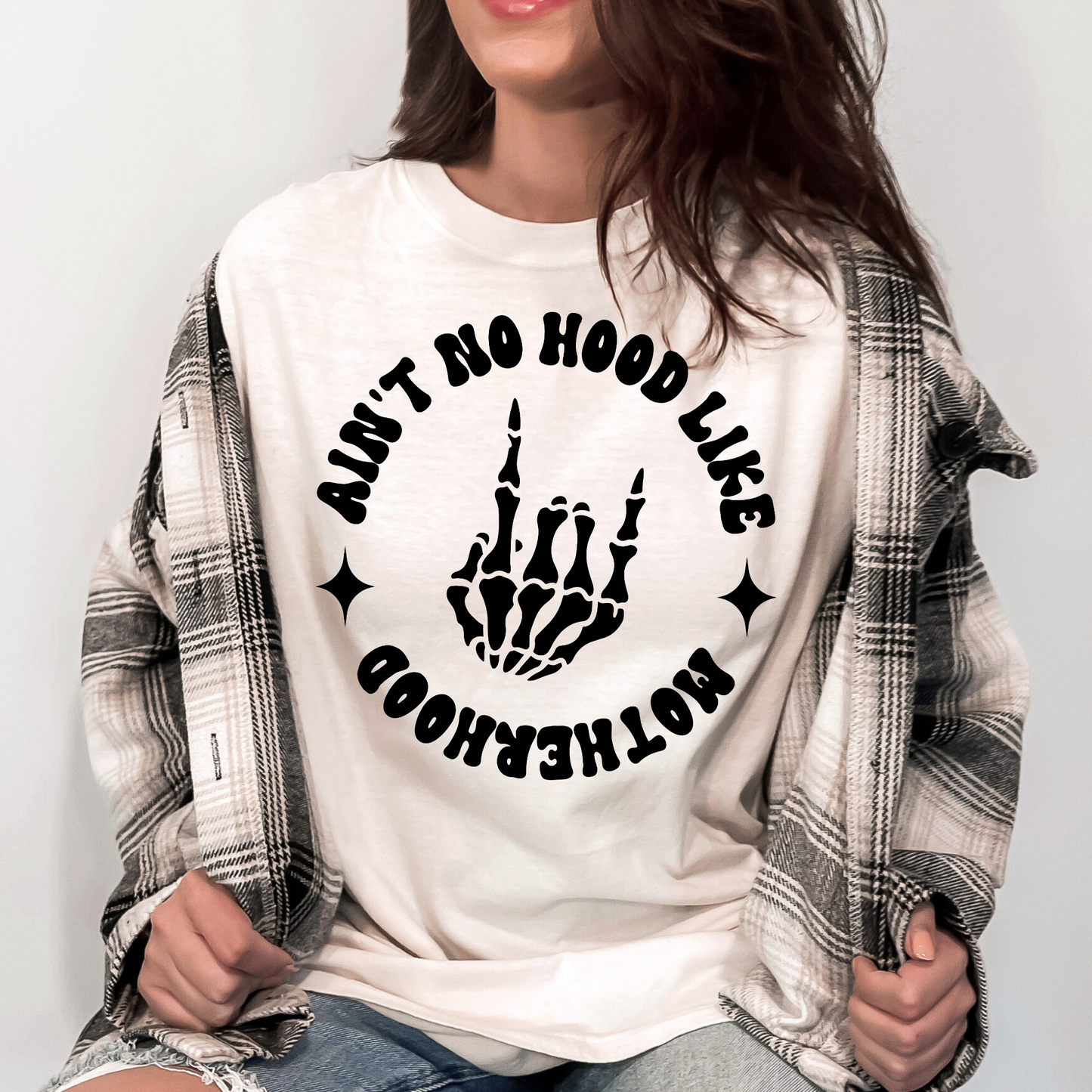 Ain't No Hood Like Motherhood Rocker T-Shirt #1