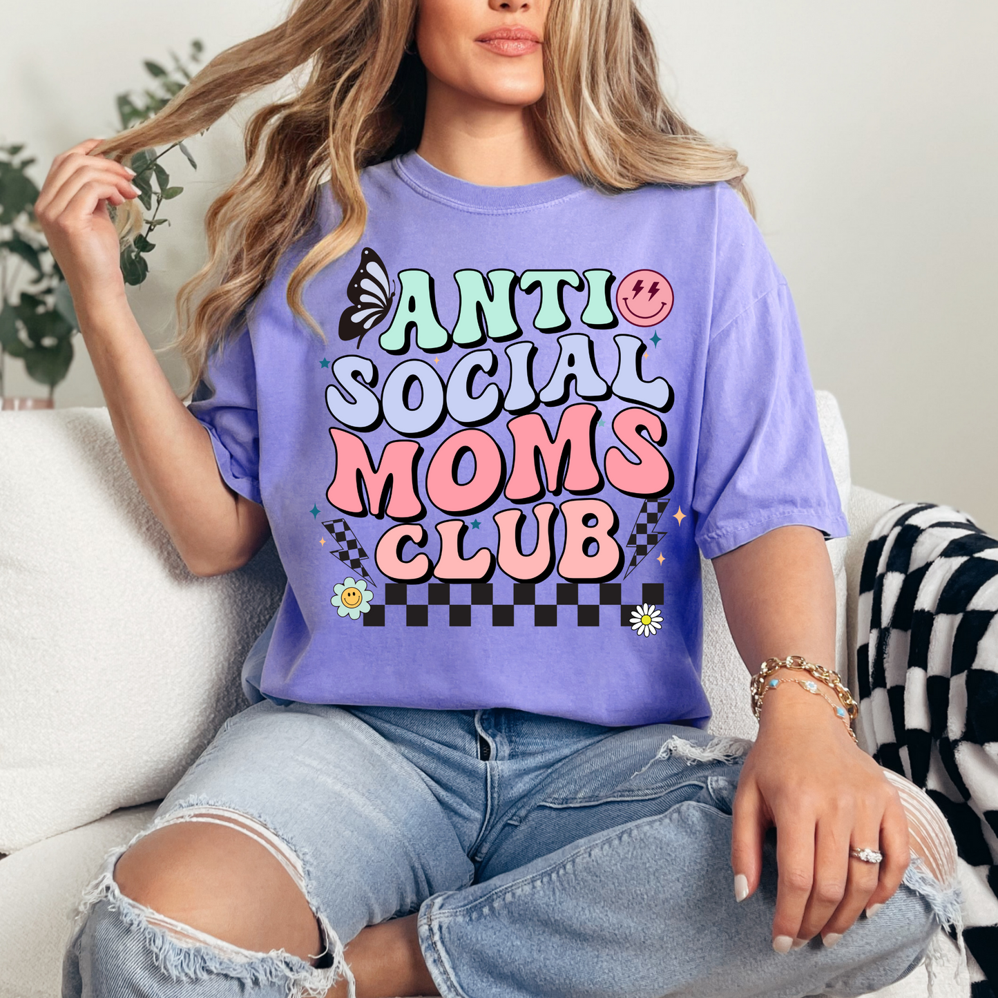 Anti-Social Moms Club T-Shirt