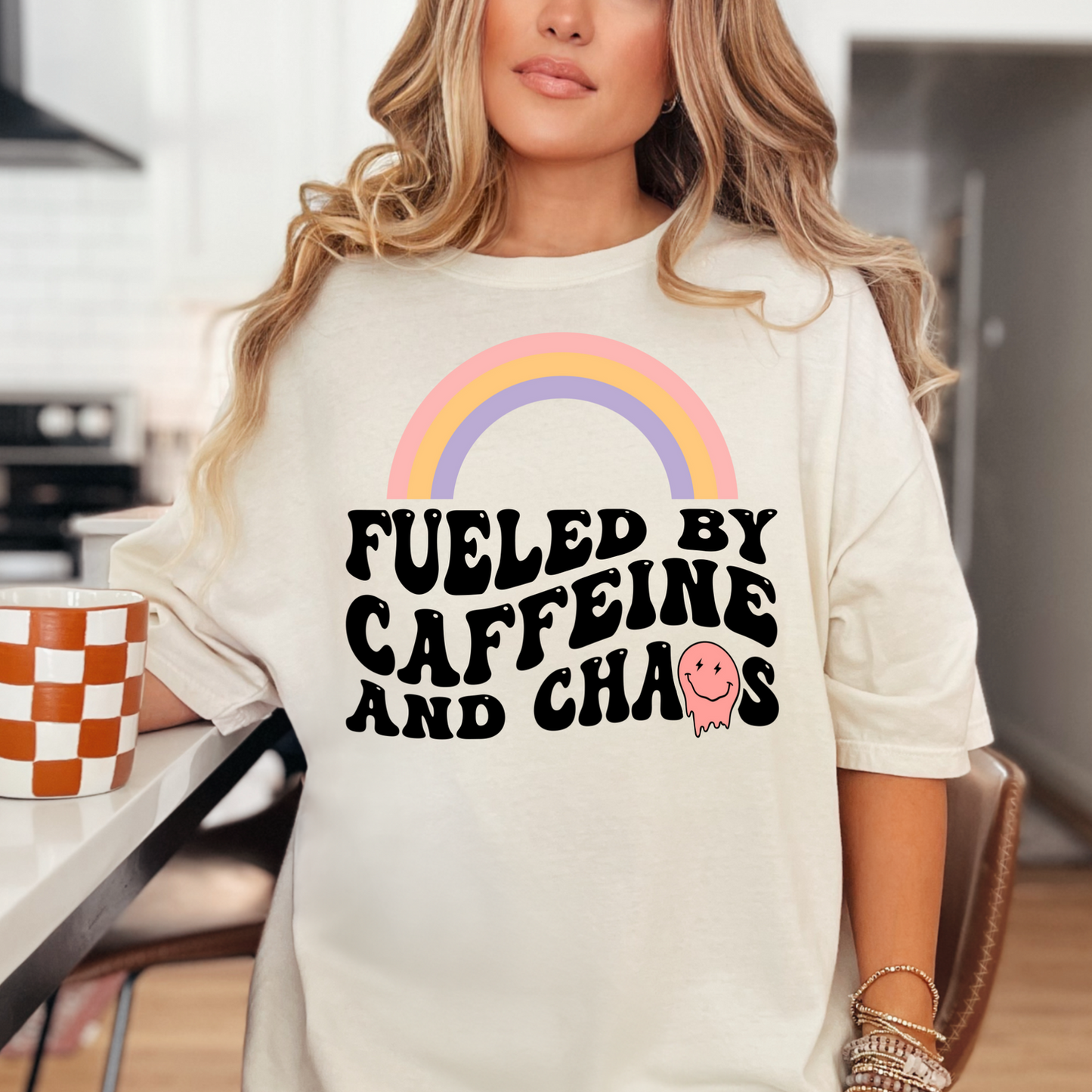 Fueled By Caffeine and Chaos T-Shirt