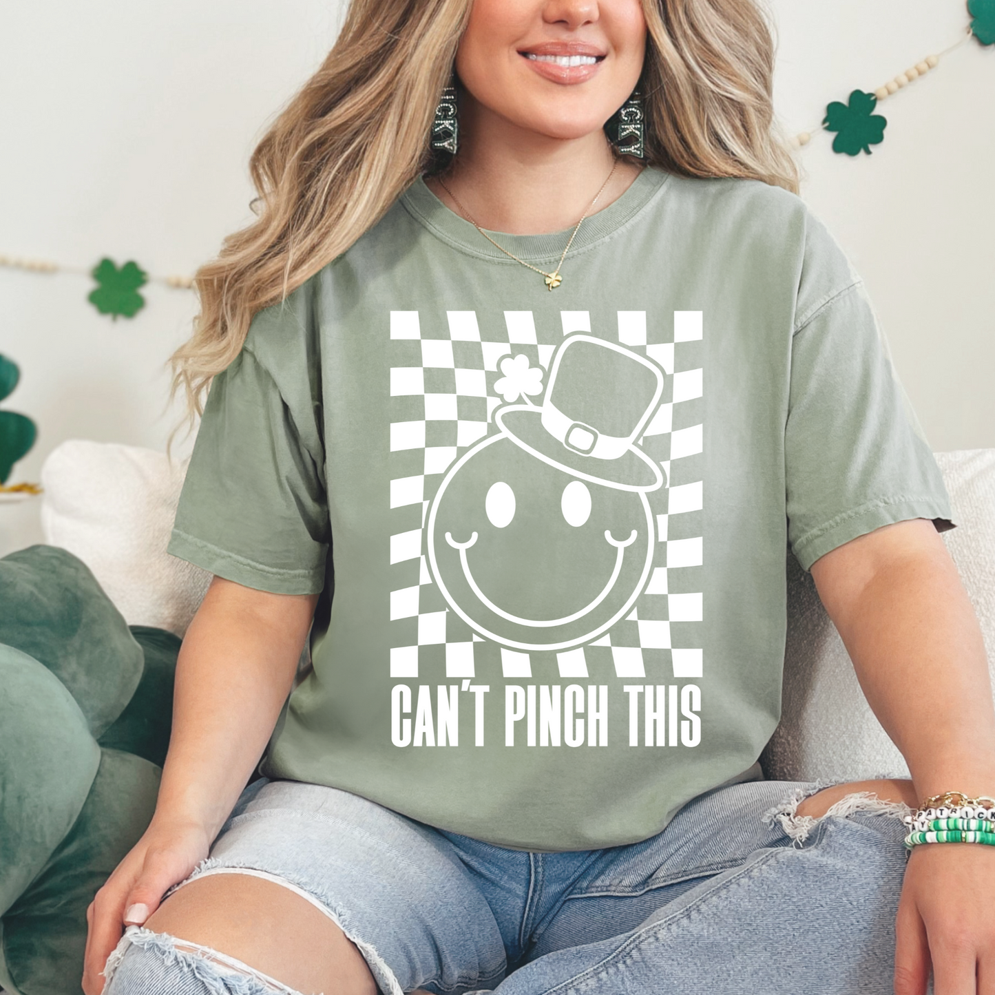 Can't Pinch This (White) - St. Patrick's Day T-Shirt