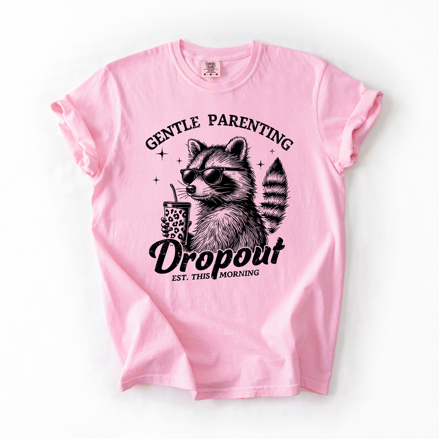 Gentle Parenting Dropout Raccoon T-Shirt