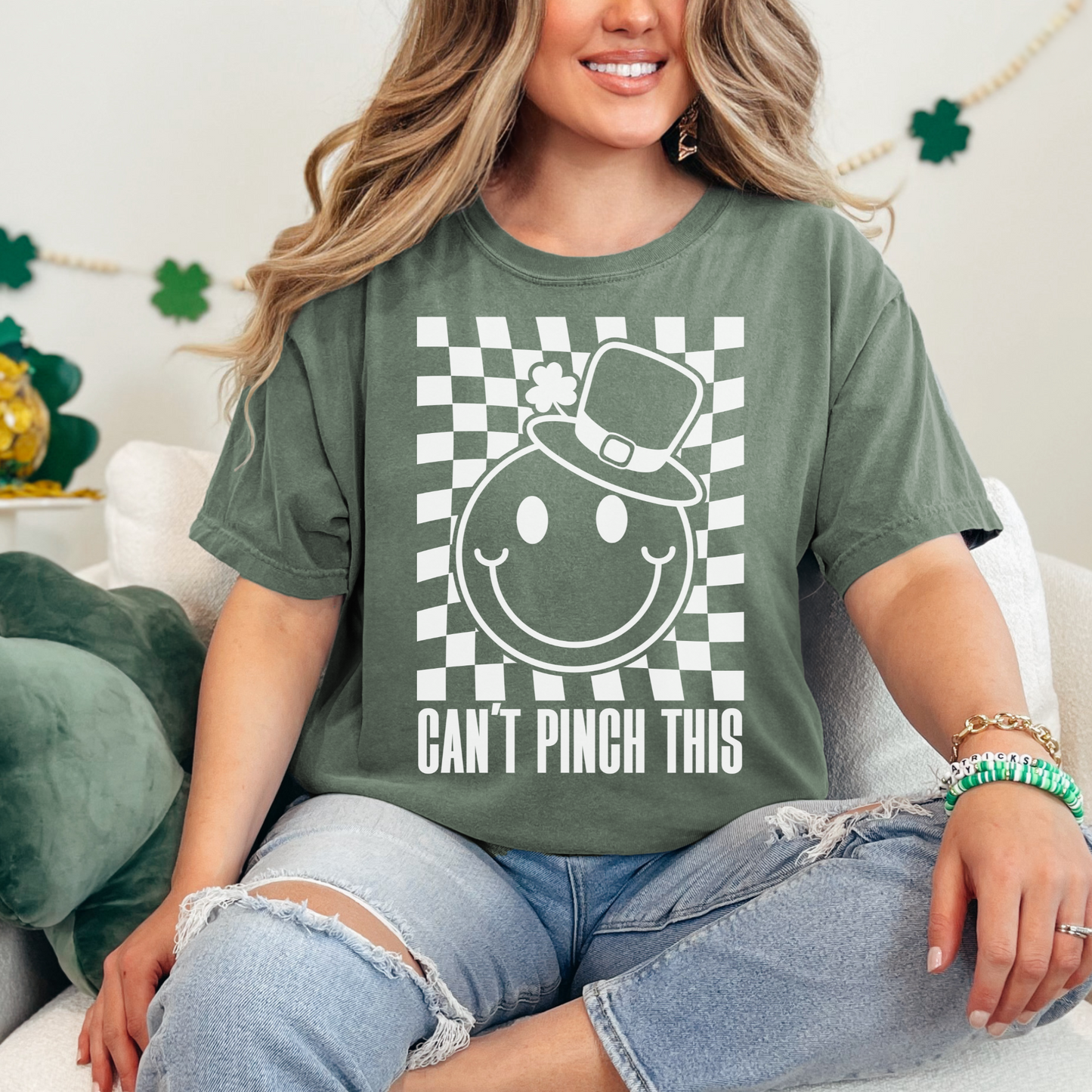 Can't Pinch This (White) - St. Patrick's Day T-Shirt