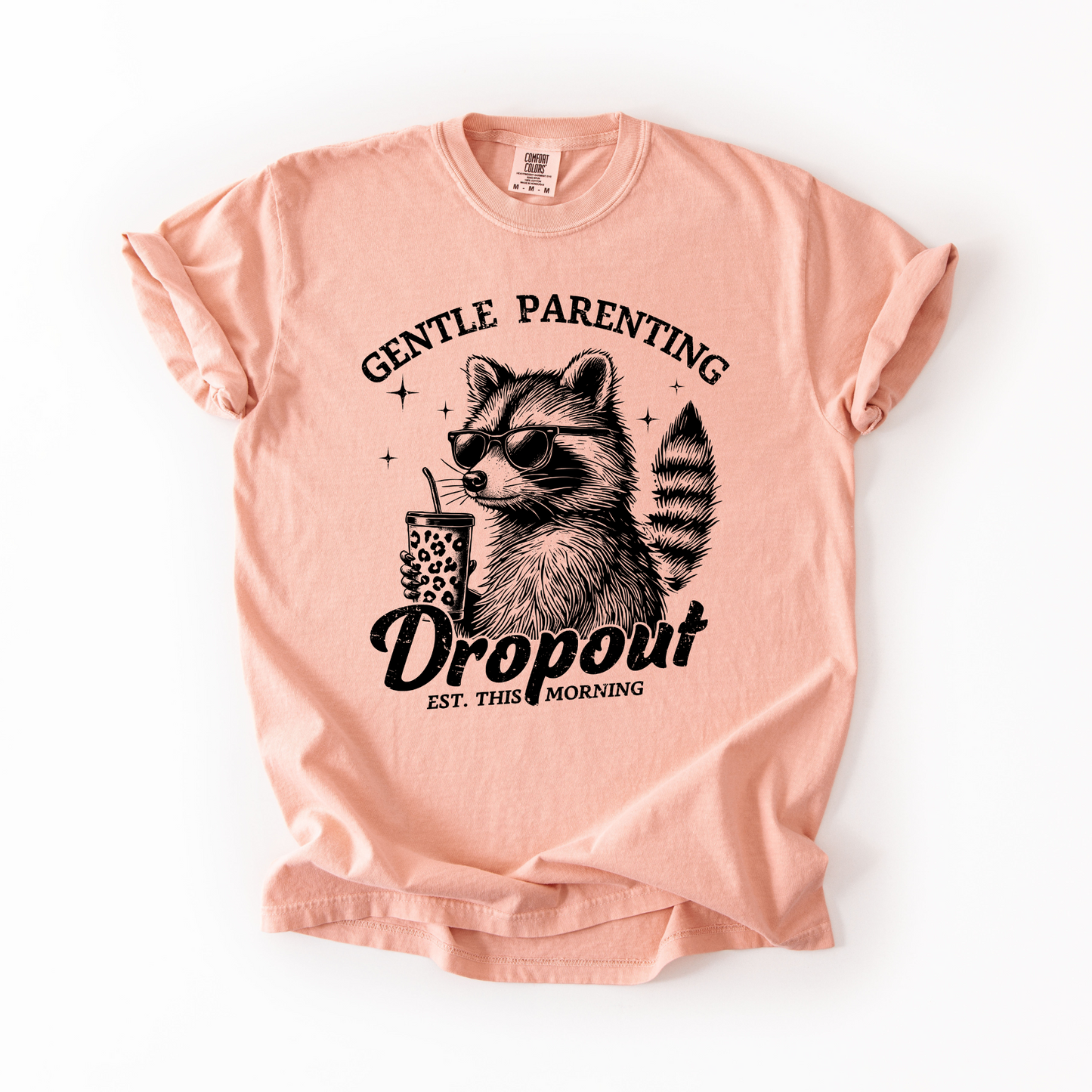 Gentle Parenting Dropout Raccoon T-Shirt
