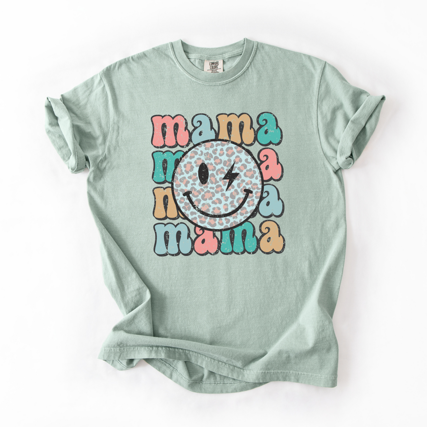 Retro Mama Stacked x 4 Distressed